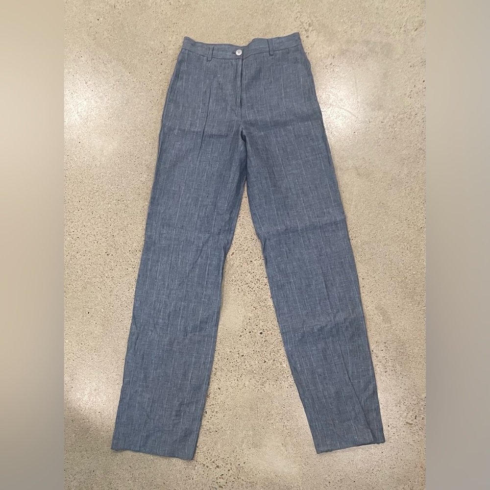 Giorgio’s of palm beach blue linen pants size 32
